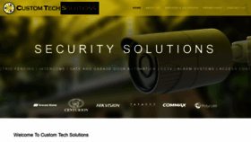 What Customtechsolutions.co.za website looked like in 2019 (4 years ago)