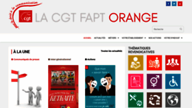 What Cgtfapt-orange.fr website looked like in 2019 (4 years ago)