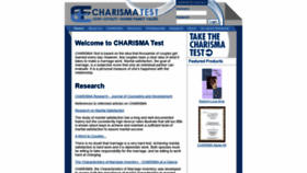 What Charismatest.com website looked like in 2019 (4 years ago)