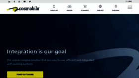 What Cosmobile.com website looked like in 2019 (4 years ago)