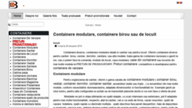 What Containeremodulare.ro website looked like in 2019 (4 years ago)