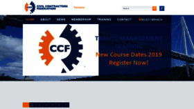 What Ccftas.com.au website looked like in 2019 (4 years ago)