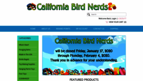 What Cabirdnerds.com website looked like in 2019 (4 years ago)