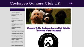 What Cockapooowners-club.org.uk website looked like in 2019 (4 years ago)