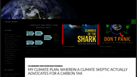 What Climate-skeptic.com website looked like in 2019 (4 years ago)