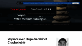 What Chachaclub.fr website looked like in 2019 (4 years ago)