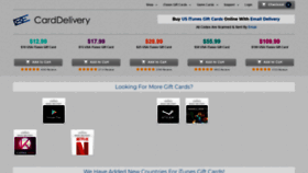 What Carddelivery.com website looked like in 2019 (4 years ago)