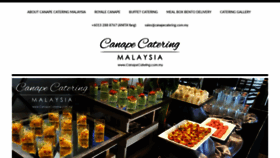 What Canapecatering.com.my website looked like in 2019 (4 years ago)