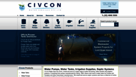 What Civconws.com.au website looked like in 2019 (4 years ago)