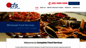 What Completefoodservices.com.au website looked like in 2019 (4 years ago)