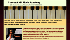 What Chestnuthillmusic.com website looked like in 2019 (4 years ago)