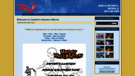 What Captainsquartersmarina.com website looked like in 2019 (4 years ago)