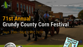What Cornfestival.org website looked like in 2019 (4 years ago)