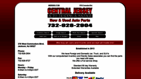 What Centraljerseyautosalvage.com website looked like in 2019 (4 years ago)