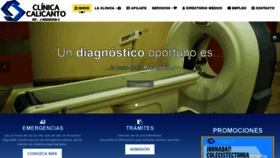 What Clinicacalicanto.com.ve website looked like in 2019 (4 years ago)