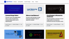 What Codeprimers.com website looked like in 2019 (5 years ago)