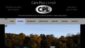 What Carspluslenoir.com website looked like in 2019 (4 years ago)