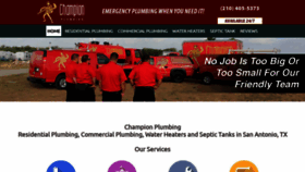 What Champion-plumbing.com website looked like in 2019 (4 years ago)