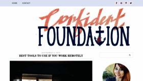 What Confidentfoundation.com website looked like in 2019 (4 years ago)