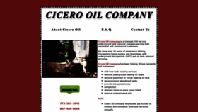 What Cicero-oil.com website looked like in 2019 (4 years ago)