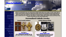 What Clearlycatholic.com website looked like in 2019 (4 years ago)