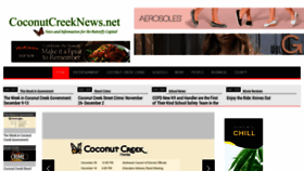 What Coconutcreeknews.net website looked like in 2019 (4 years ago)
