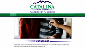 What Catalinatitle.com website looked like in 2019 (4 years ago)