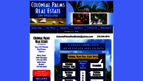 What Colonialpalmsrealestate.com website looked like in 2019 (4 years ago)