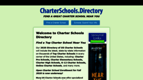 What Charterschools.directory website looked like in 2019 (4 years ago)
