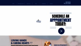 What Clearwaterpetvet.com website looked like in 2019 (4 years ago)