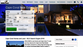 What Capecoralhomesandland.com website looked like in 2019 (4 years ago)