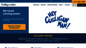 What Culliganlansing.com website looked like in 2019 (4 years ago)