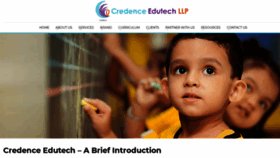 What Credenceedutech.com website looked like in 2019 (4 years ago)