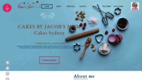 What Cakesbyjacobsmum.com.au website looked like in 2019 (4 years ago)
