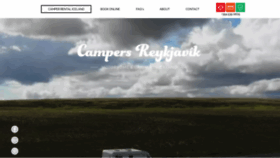 What Campersreykjavik.com website looked like in 2019 (4 years ago)