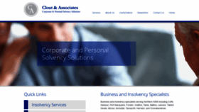 What Cloutassociates.com.au website looked like in 2019 (4 years ago)