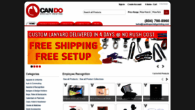 What Candospecialtyprinting.com website looked like in 2019 (4 years ago)