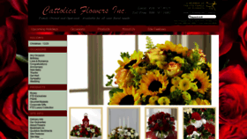 What Cattolicaflowers.com website looked like in 2019 (4 years ago)