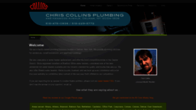 What Chriscollinsplumbing.com website looked like in 2019 (4 years ago)