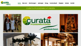 What Curata.de website looked like in 2019 (4 years ago)