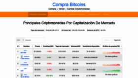 What Comprabitcoins.org website looked like in 2019 (6 years ago)