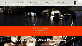 What Coastalpontoonrental.com website looked like in 2019 (4 years ago)
