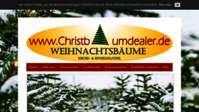 What Christbaumdealer.de website looked like in 2019 (4 years ago)
