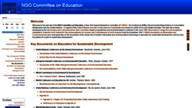 What Congo-education.net website looked like in 2019 (4 years ago)