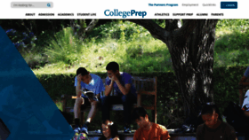What College-prep.org website looked like in 2019 (4 years ago)