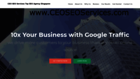 What Ceoseoservices.com website looked like in 2019 (4 years ago)