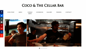 What Cocoandthecellarbar.com website looked like in 2019 (4 years ago)
