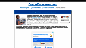 What Contarcaracteres.com website looked like in 2019 (4 years ago)