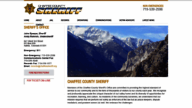 What Chaffeesheriff.org website looked like in 2019 (4 years ago)