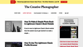 What Creative-photographer.com website looked like in 2019 (4 years ago)